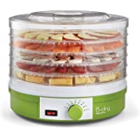 Los mejores  - Ariete 616 - Deshidratadora- libre BPA- 5 cestas- color blanco verde